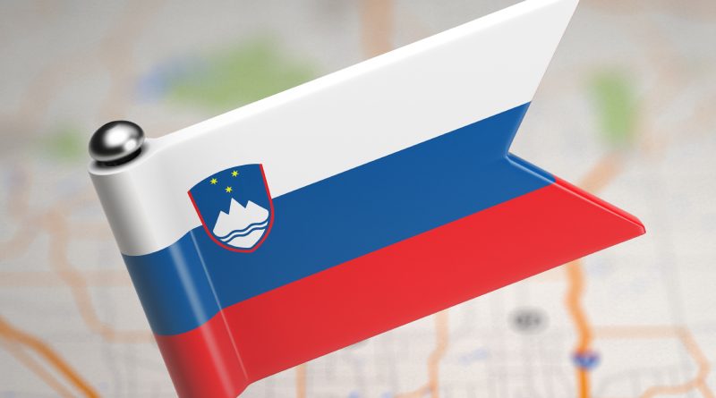 Geographic placement of Slovenia in Europe