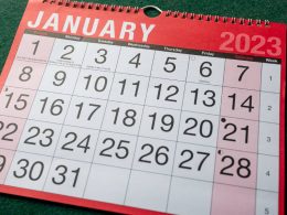 koledar poročanja za januar 2023