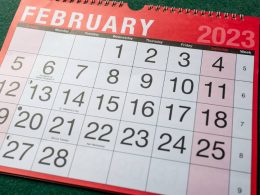 koledar poročanja za februar 2023